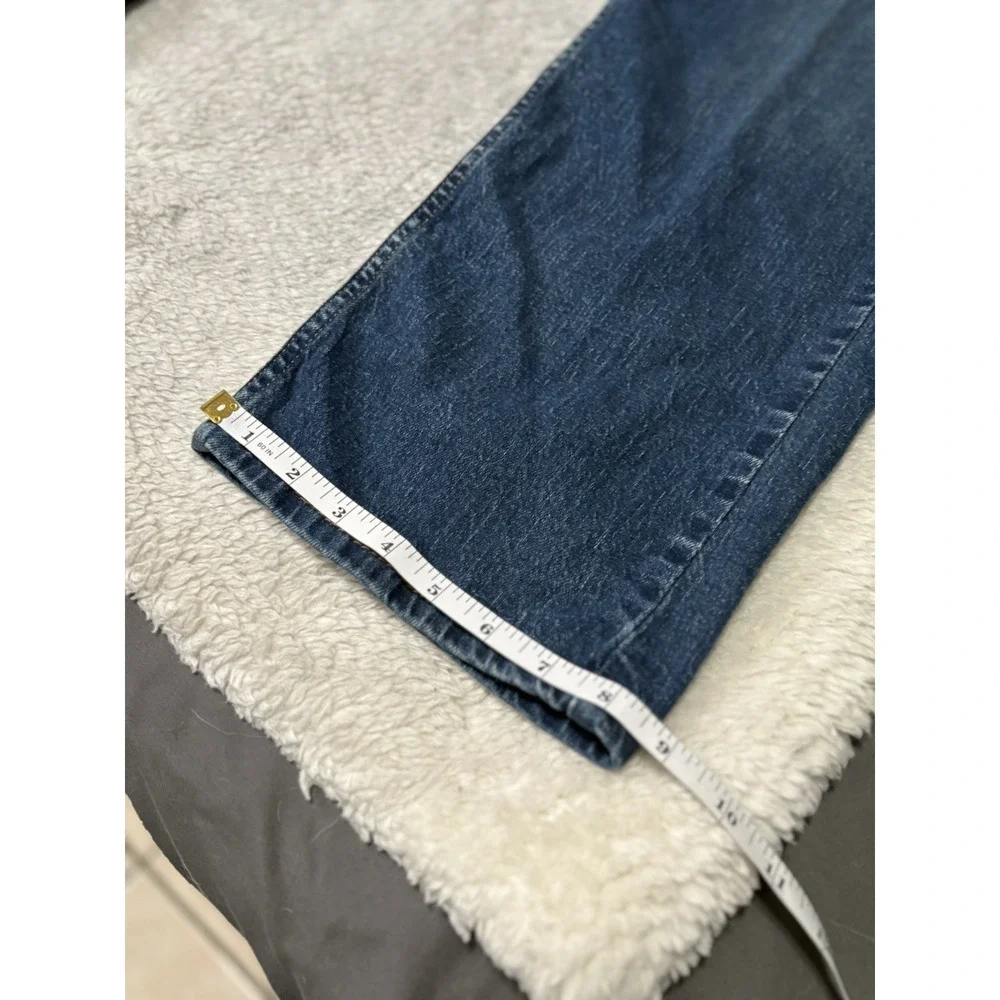 Levis 505 Mens Blue Straight Jeans Size 40x30 Cotton‎ Denim Pants Stretch